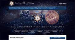 Desktop Screenshot of kpcenterofastrology.com